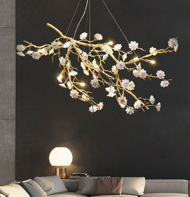 Eco OEM Tree Branch Crystal Chandelier High End Pendant Lights 15 To 30m2