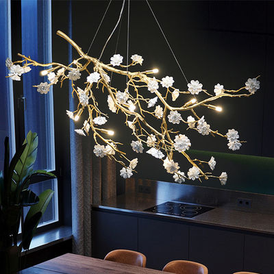 Eco OEM Tree Branch Crystal Chandelier High End Pendant Lights 15 To 30m2