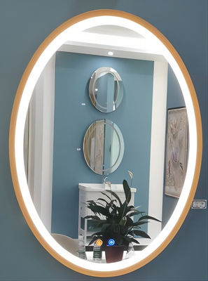 24W 36W 45W 4200K Modern Oval LED Lighted Mirror OEM ODM