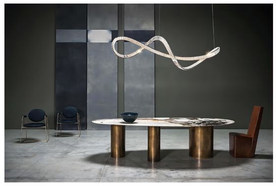 Minimalist Crystal Chandelier