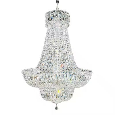 Modern Hotel Lobby Villa Decoration Pendant Light Custom Large Project Luxury LED Crystal Chandelier
