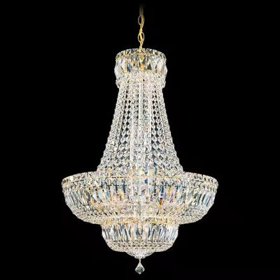 Modern Hotel Lobby Villa Decoration Pendant Light Custom Large Project Luxury LED Crystal Chandelier