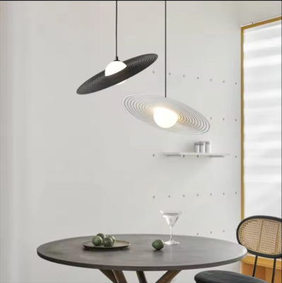 Modern Nordic Light Fixtures Pop Metal Lamp Home Decoration Fancy Pendant Lamp Simplicity Restaurant Flying Saucer Chandelier