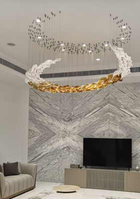 Deco Chandeliers Wicker Fixtures Crystal LED Art West Lamp Modern Chandelier