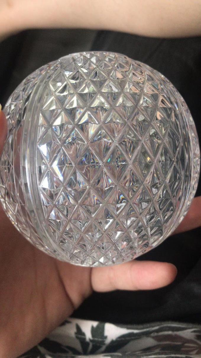 Modern Golden Chandelier decoración del hogar dormitorio sala de estar LED anillo de vidrio perla lámpara colgante 6