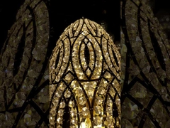 El candelabro del restaurante