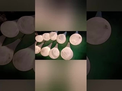 Lámpara de colgante de luz moderna de lujo sencilla y creativa Restaurante Bar de la cama Luz de colgante de calcita