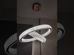 Lámparas de colgante personalizadas contemporáneas claras Fuente de luz LED