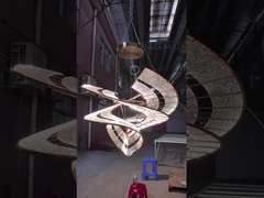 Lujo extra gran candelabro de techo alto