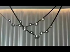Lobby del hotel Lámpara colgante de cuero de diseño para el salón