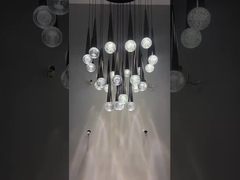 Apartamento Duplex Loft Lustrero con diseño nórdico de bola simple y sala de estar alta