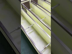 Nueva llegada Forma de arte Lustrero de vidrio irregular Villa Escalera larga Lustrero en forma de circo acrílico