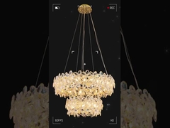 Moderna Moda Industrial Vintage Led Colgante Iluminación Lámpara Colgante Hotel Cristal Luz Nuevo St