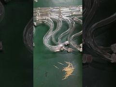 Ingeniería de vidrio única de lujo moderno Iluminación de araña grande no personalizada