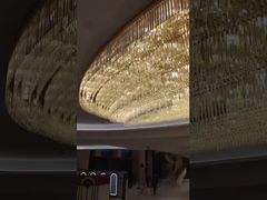Contemporáneo redondo gran español de mármol de latón colgante luz sala de estar lámpara colgante