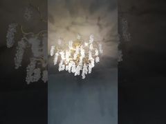 Una Mirada Más Cercana: Lámpara de Techo Colgante de Hoja de Ginkgo Cerámica Creativa con Cable Ajustable