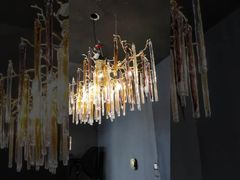 Presentamos la Lámpara Colgante Redonda con Corte de Diamante E14, Resistente al Óxido, 100lm/W, Para Ti