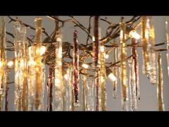 Una Mirada Más Cercana: Lámparas Colgantes Personalizadas de Fundición a Alta Temperatura con Fuerte Transmitancia de Luz