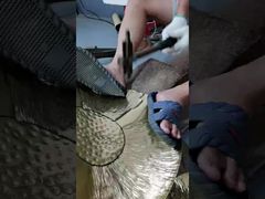 Classic Lotus Leaf Lamp Brass Shade Metal LED Pendant Lighting Chandelier Industrial Light