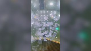 Techo llevado moderno modificado para requisitos particulares de la luz pendiente de cristal decorativa hecha del pasillo del hotel