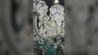 Textura de cristal del proyecto del vestíbulo del hotel del chalet de las luces pendientes de la hoja moderna de encargo torcida