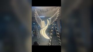 Grandes enormes enormes luces de colgante personalizadas 9500lm Villa prefabricada lujosas luces de techo colgante