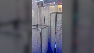 Lámpara colgante moderna de latón y alabastro para comedor