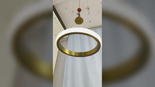 Lámpara de cristal minimalista de estilo italiano, luz de lujo para techo alto, escalera, Villa, Duplex Lof