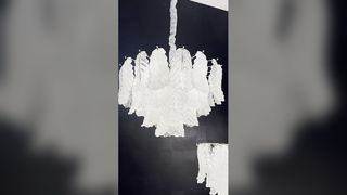 Lámpara de cristal montada en el techo moderna elegante y lujosa para la decoración del hogar