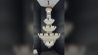 Lujo grandes candelabros para la decoración interior de alta gama