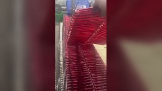 Lámpara de araña de hotel de vidrio artístico 3D con piedra de vidrio manchado decorativo nórdico, lámpara de araña de vidrio de lujo