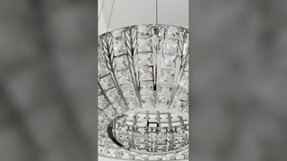 Lámpara de araña de lujo en forma de lágrima para hoteles