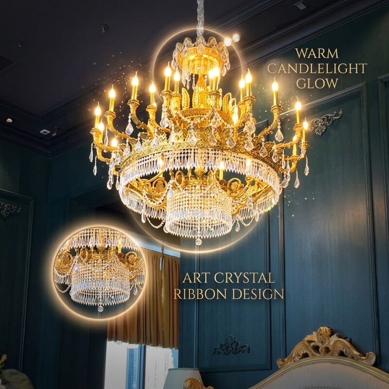 Antique French Baccarat Crystal Chandelier European Style Creative for High End Club Lounge