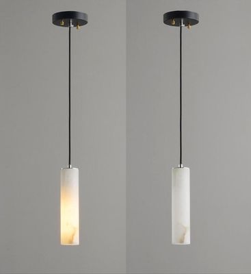 Lámpara de mármol natural del techo del alabastro de las lámparas decorativas modernas contemporáneas de la cocina de AC265V