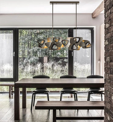 Plata negra moderna de lámparas de Ceiling Lights Pendant del diseñador de G9 LED a prueba de herrumbre