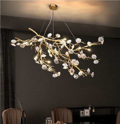 La rama de árbol del OEM de Eco Crystal Chandelier High End Pendant enciende 15 a 30m2
