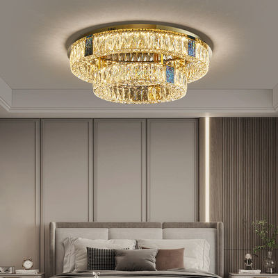 Hotel rasante grande redondo de múltiples capas de Crystal Chandelier Dimmable For Home del soporte
