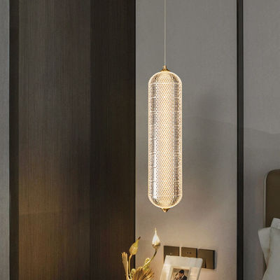 Lámpara de acrílico moderna tricolora modificada para requisitos particulares Diamond Shaped Lampshade del techo de la lámpara del LED