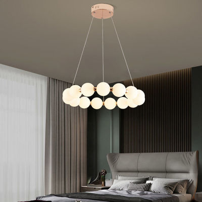moldeado moderno de 4500K Ring Chandelier Magic Bean Chandelier Roto
