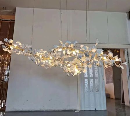 La lámpara pendiente modificada para requisitos particulares enorme enorme grande 9500lm prefabricó luces de techo pendientes de lujo del chalet
