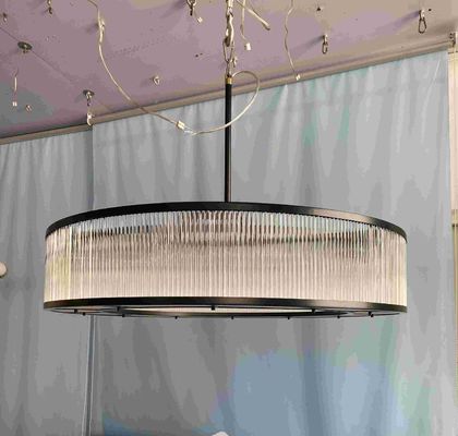 Alta iluminación por encargo del colgante del tambor de la lámpara del proyecto que lleva a prueba de herrumbre