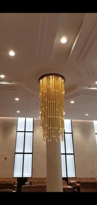 El estilo tricolor LED del diseño modificó la lámpara para requisitos particulares pendiente para las escaleras a dos caras de los chalets