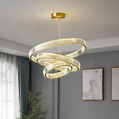 5-30m2 Crystal Chandelier Ceiling Light Dimmable llevado moderno