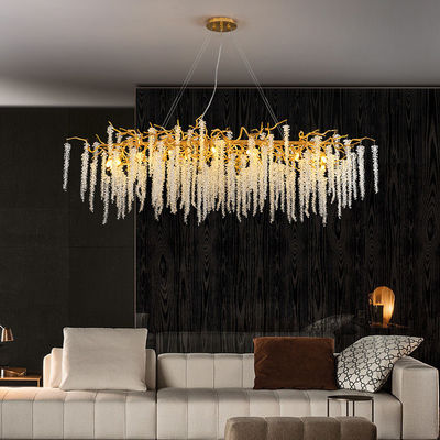 Ahorro moderno de Crystal Grand Hospitality Chandeliers Energy de la lámpara del pasillo G9