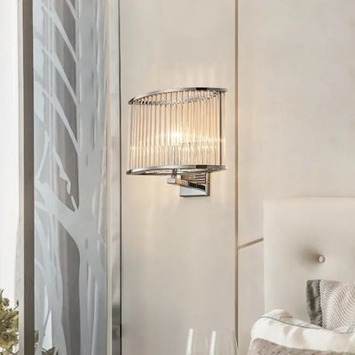 Alta transmitencia AC220V de los apliques claros resistentes des alta temperatura de la pared de cristal