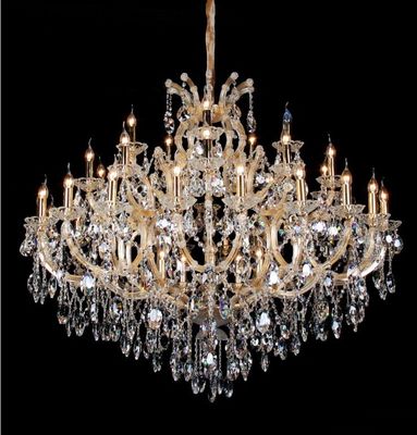 Suciedad de Crystal Candle Chandelier Lamp Waterproof del techo del LED E14 resistente