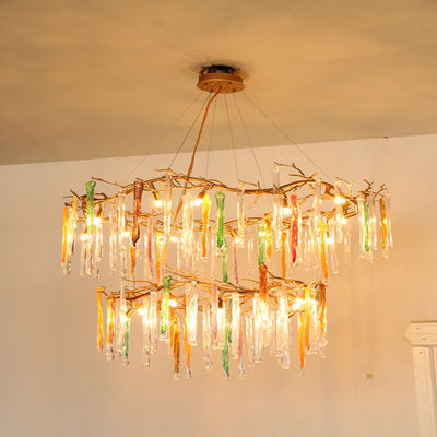 Luces de techo de lujo del metal de la garantía de 2 años para la lámpara de gama alta en la sala de estar
