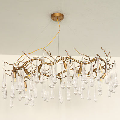 40W Crystal Ceiling Lights Hanging Mounted de lujo 110V - 240V