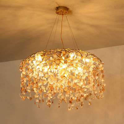 luces de lujo del techo del oro del metal 40W para la decoración casera