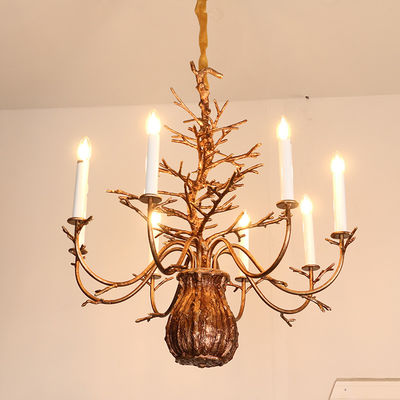 Suciedad de Crystal Candle Chandelier Lamp Waterproof del techo del LED E14 resistente